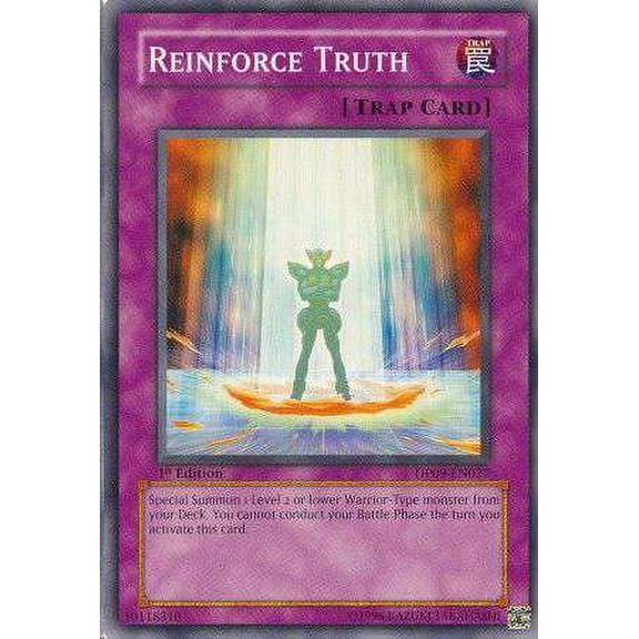 YuGiOh Duelist Pack Yusei Fudo 2 Common Reinforce Truth DP09-EN027