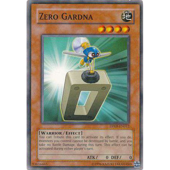 YuGiOh Duelist Pack Yusei Fudo 2 Common Zero Gardna DP09-EN012