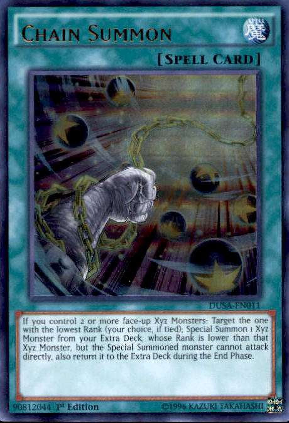 YuGiOh Duelist Saga Ultra Rare Chain Summon DUSAEN011