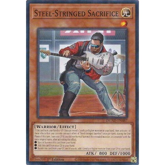 YuGiOh Duelist's Advance Common Steel-Stringed Sacrifice DUAD-EN087