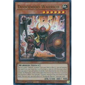 YuGiOh Duelist's Advance Ultra Rare Dodododo Warrior DUAD-EN004