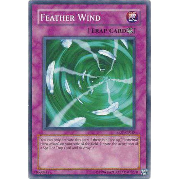 YuGiOh Elemental Energy Common Feather Wind EEN-EN058