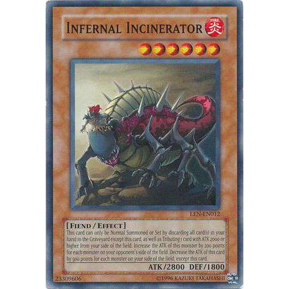 YuGiOh Elemental Energy Common Infernal Incinerator EEN-EN012