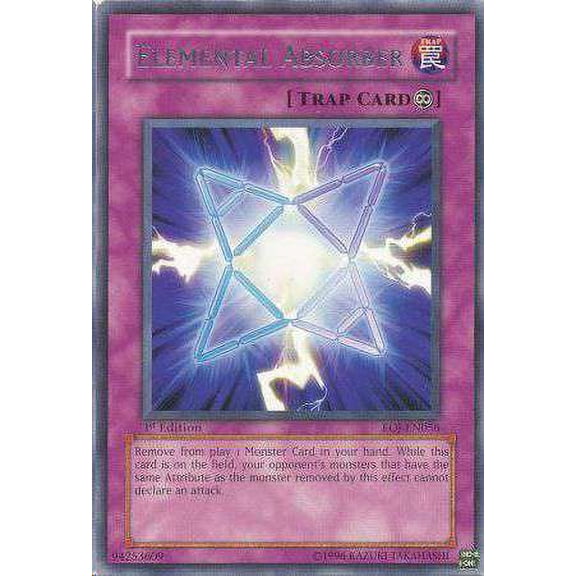 YuGiOh Enemy of Justice Rare Elemental Absorber EOJ-EN056