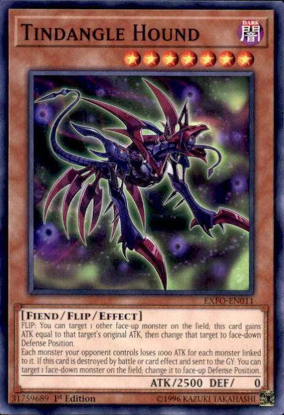 YuGiOh Extreme Force Common Tindangle Hound EXFO-EN011 - Walmart.com