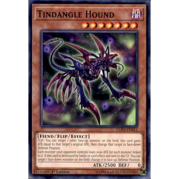 yugioh tindangle cards Trinity - FLOD-EN013 - Common - 1st Edition down Defense Position.Each monster your opponent controls loses 1000 ATK for each monster linked to it YGOrganization | [20PP] More Premium