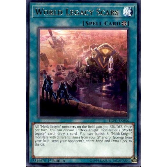YuGiOh Extreme Force Rare World Legacy Scars EXFO-EN056