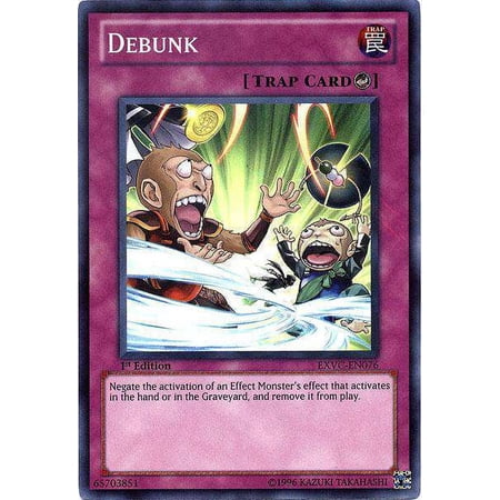 YuGiOh Extreme Victory Super Rare Debunk EXVC-EN076