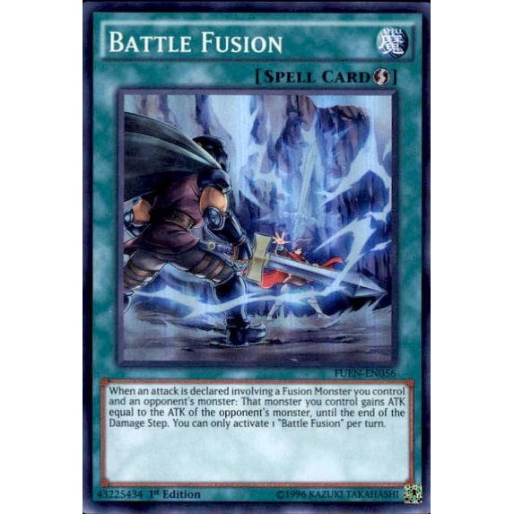 YuGiOh Fusion Enforcers Super Rare Battle Fusion FUEN-EN056