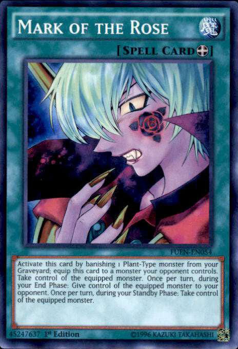 YuGiOh Fusion Enforcers Super Rare Mark of the Rose FUEN-EN054 ...