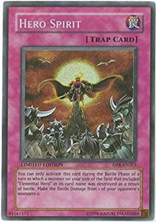YuGiOh GX Chazz/Jaden Special Edition Secret Rare Hero Spirit DPK