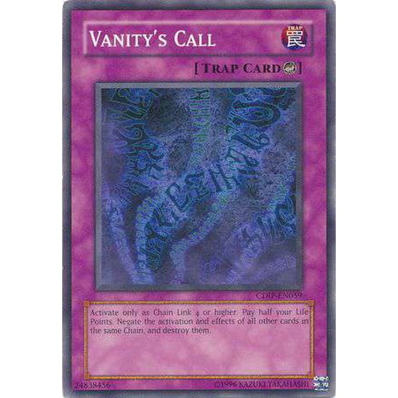 YuGiOh GX Cyberdark Impact Common Vanity's Call CDIP-EN059
