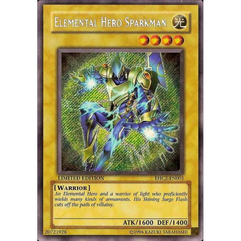 YuGiOh GX Elemental Hero Collection 2 Secret Rare Elemental HERO YuGiOh GX Elemental Hero Collection 2 Secret Rare Elemental HERO