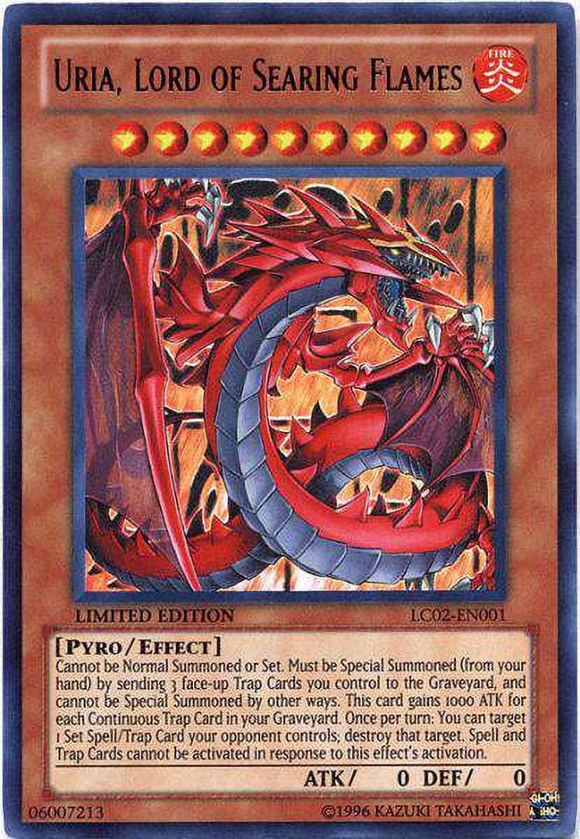 yugioh gx lord cards YuGiOh GX Legendary Collection 2 Ultra Rare Uria, Lord of Searing Flames  LC02-EN001