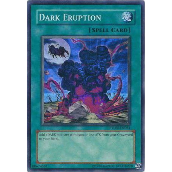 YuGiOh GX Phantom Darkness Super Rare Dark Eruption PTDN-EN054