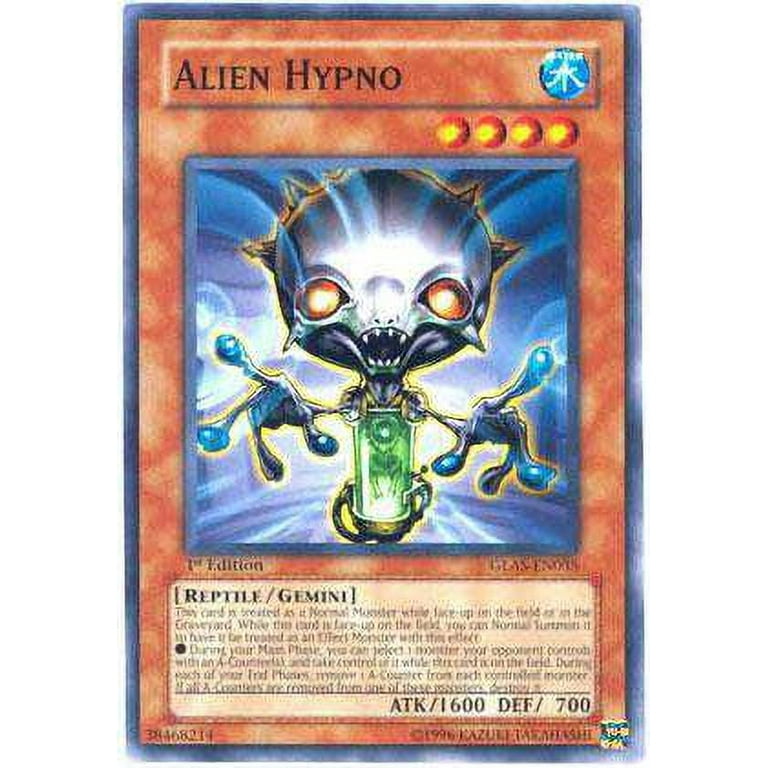 YuGiOh Gladiator's Assault Common Alien Hypno GLAS-EN035 - Walmart.com