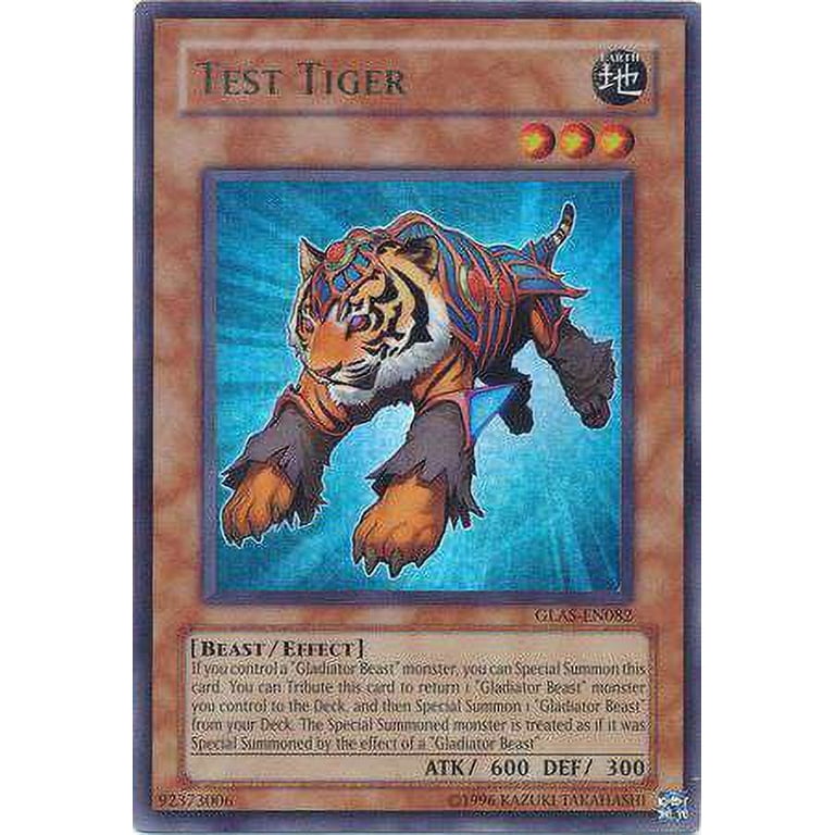 YuGiOh Gladiator's Assault Ultra Rare Test Tiger GLAS-EN082 - Walmart.com