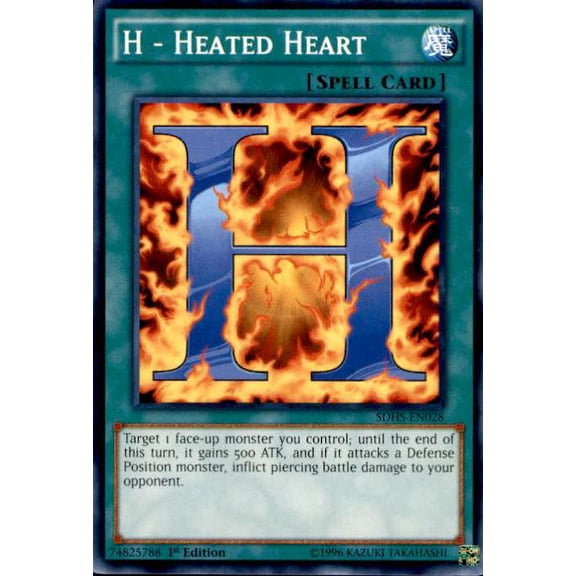 YuGiOh HERO Strike Structure Deck Common H - Heated Heart SDHS-EN028
