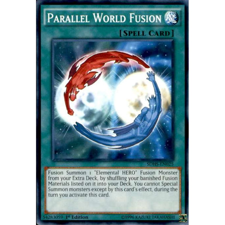 YuGiOh HERO Strike Structure Deck Common Parallel World Fusion SDHS-EN025 -  Walmart.com