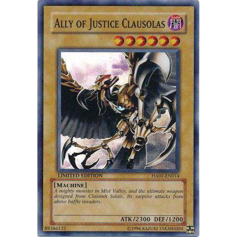 Verbündeter Der Gerechtigkeit Clausolas HAC1-DE076 Hidden Arsenal Chapter 1 Yugioh Karte