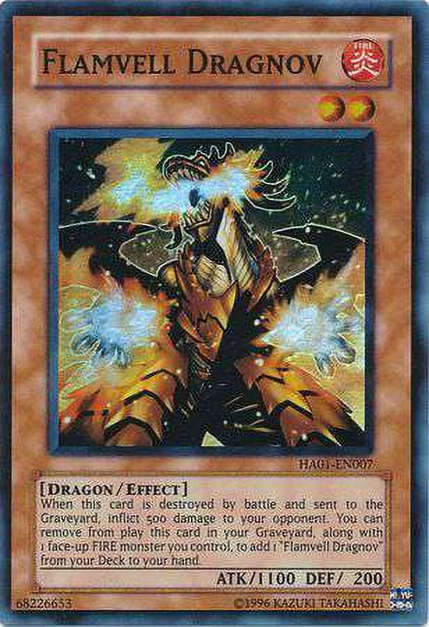 YuGiOh Hidden Arsenal 1 Super Rare Flamvell Dragnov HA01-EN007