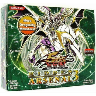 yugioh hidden arsenal 4 booster box Amazon.com: YuGiOh 5Ds Hidden Arsenal 4 Trishulas Triumph Booster Box 24  Packs : Toys & Games