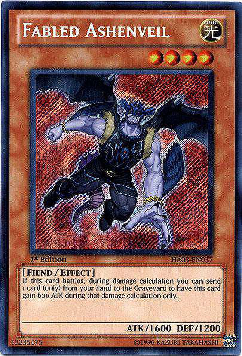 ashen yugioh cards Hidden Arsenal 3 Secret Rare Fabled Ashenveil HA03-EN037 you can Special Summon it from your Deck instead. Any way to make ashened