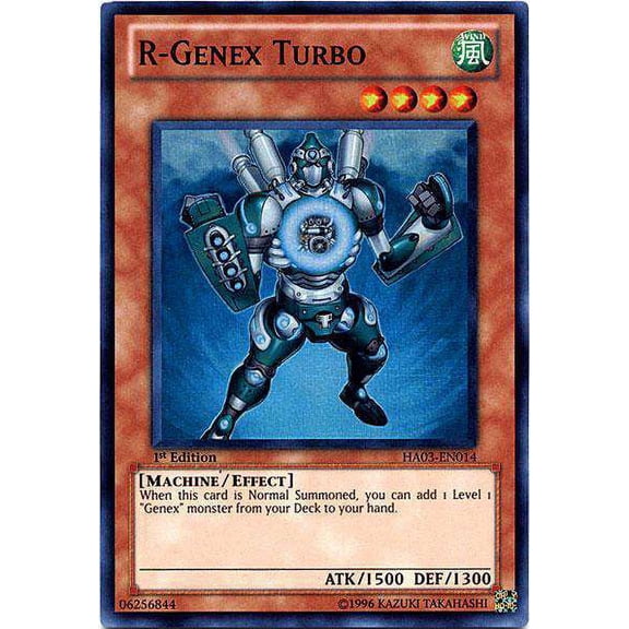 YuGiOh Hidden Arsenal 3 Super Rare R-Genex Turbo HA03-EN014