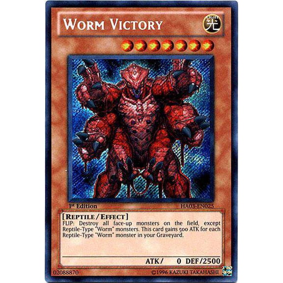 YuGiOh Hidden Arsenal 3 Worm Victory HA03-EN025