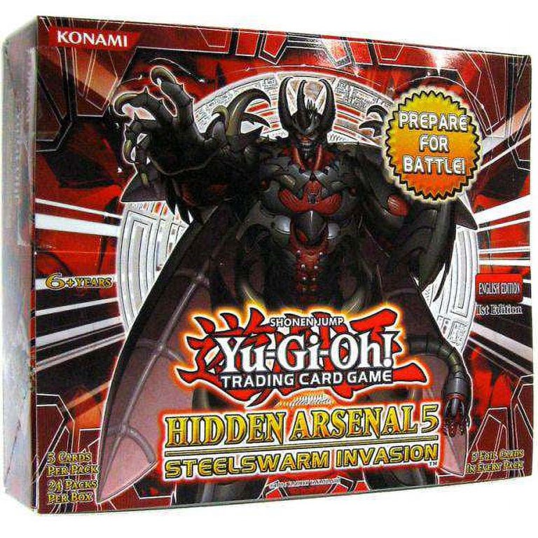 YuGiOh Hidden Arsenal 5: Steelswarm Invasion Booster Box - Walmart.com