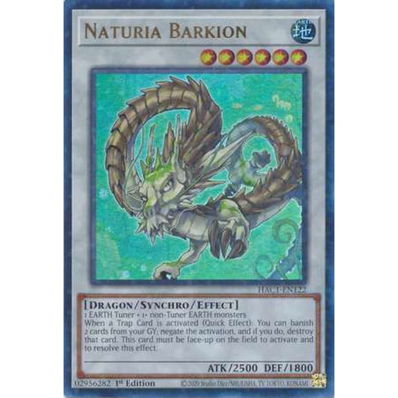 YuGiOh Hidden Arsenal: Chapter 1 Duel Terminal Ultra Parallel Rare Naturia Barkion HAC1-EN122
