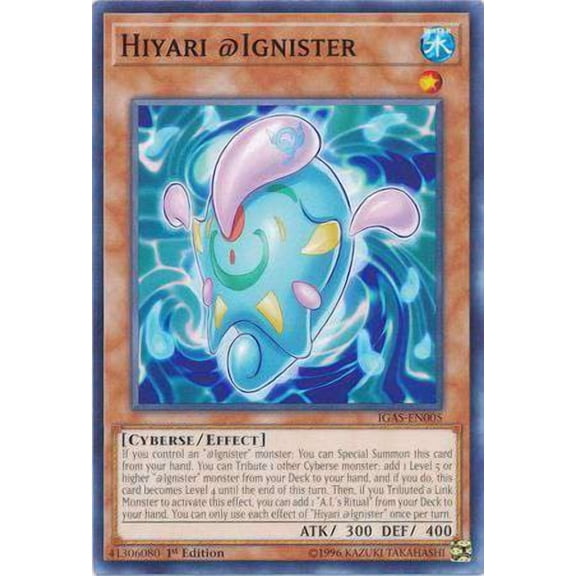 YuGiOh Ignition Assault Common Hiyari @Ignister IGAS-EN005