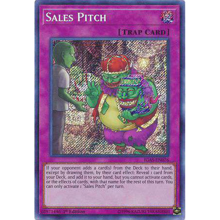 yugioh ignition assault cards Secret Rare Sales Pitch IGAS-EN076 general use cards that every Duelist will want to add to their arsenal Ignition Assault Special Edition •