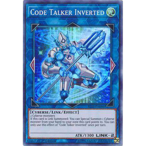 YuGiOh Ignition Assault Super Rare Code Talker Inverted IGAS-EN096