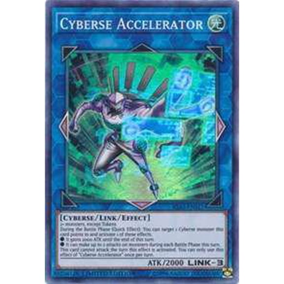 YuGiOh Ignition Assault Super Rare Cyberse Accelerator IGAS-ENSE1