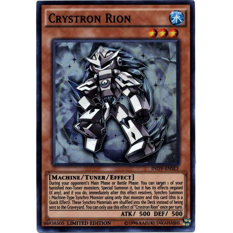 Yu-Gi-Oh! Crystron Quandax INOV-EN044 Invasion: Vengeance 1st Edition Ultra Rara Carta - 2