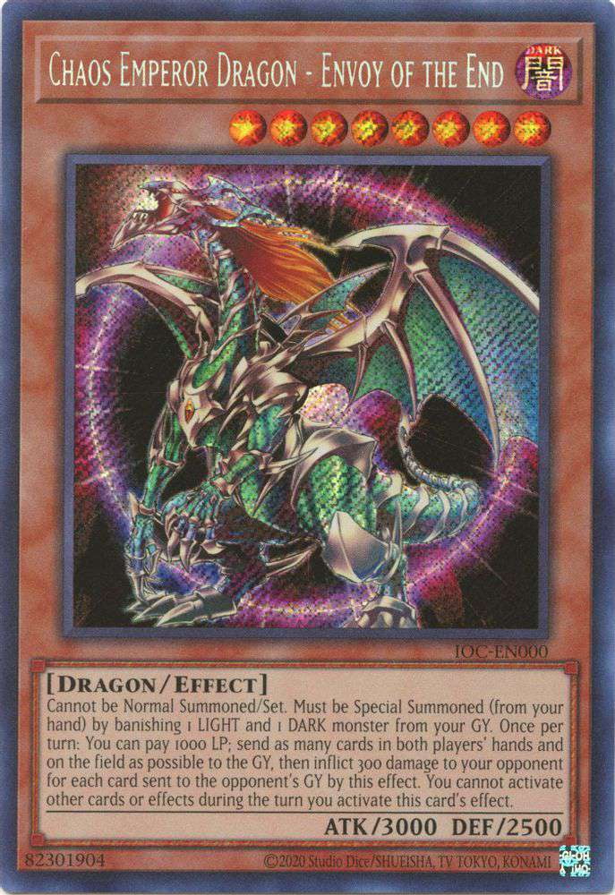 YuGiOh Invasion of Chaos 25th Anniversary Secret Rare Chaos
