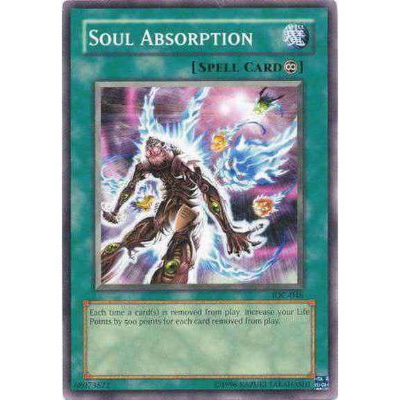 YuGiOh Invasion of Chaos Common Soul Absorption IOC-046