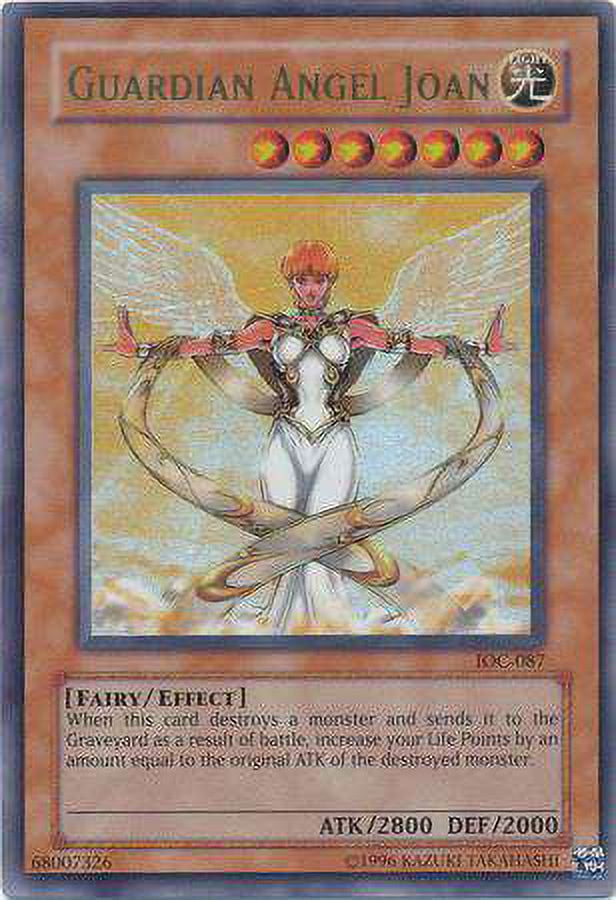 YuGiOh Invasion of Chaos Ultra Rare Guardian Angel Joan IOC-087