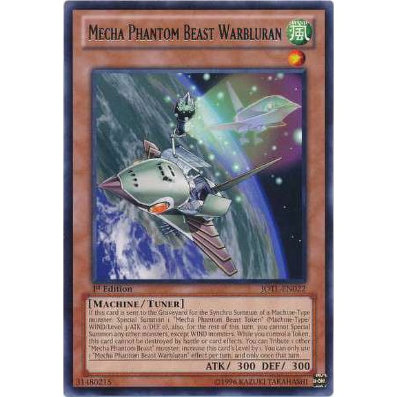 YuGiOh Judgment of the Light Rare Mecha Phantom Beast Warbluran JOTL-EN022
