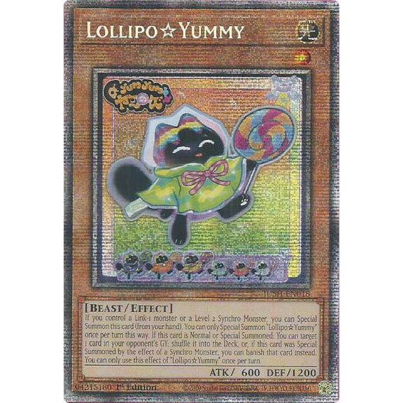 YuGiOh Justice Hunters Starlight Rare LollipoYummy JUSH-EN018