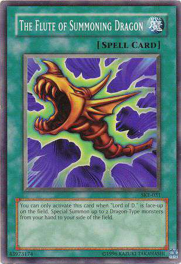 YuGiOh Kaiba Evolution Common The Flute of Summoning Dragon SKE-031 -  Walmart.com