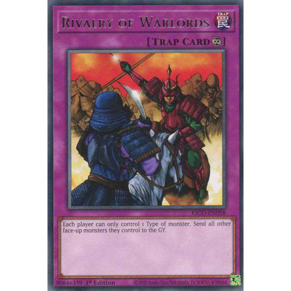 YuGiOh King's Court Rare Rivalry of Warlords KICO-EN058