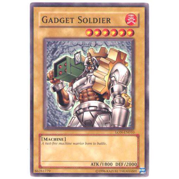 YuGiOh Labyrinth of Nightmare Common Gadget Soldier LON-010