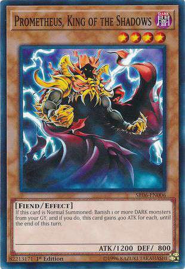 YuGiOh Lair of Darkness Structure Deck Common Prometheus, King of the  Shadows SR06-EN006 - Walmart.com