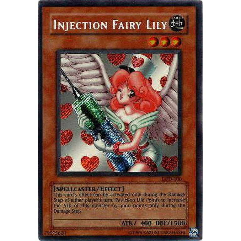yugioh injection fairy lily deck YuGiOh Legacy of Darkness Secret Rare Injection Fairy Lily LOD-100