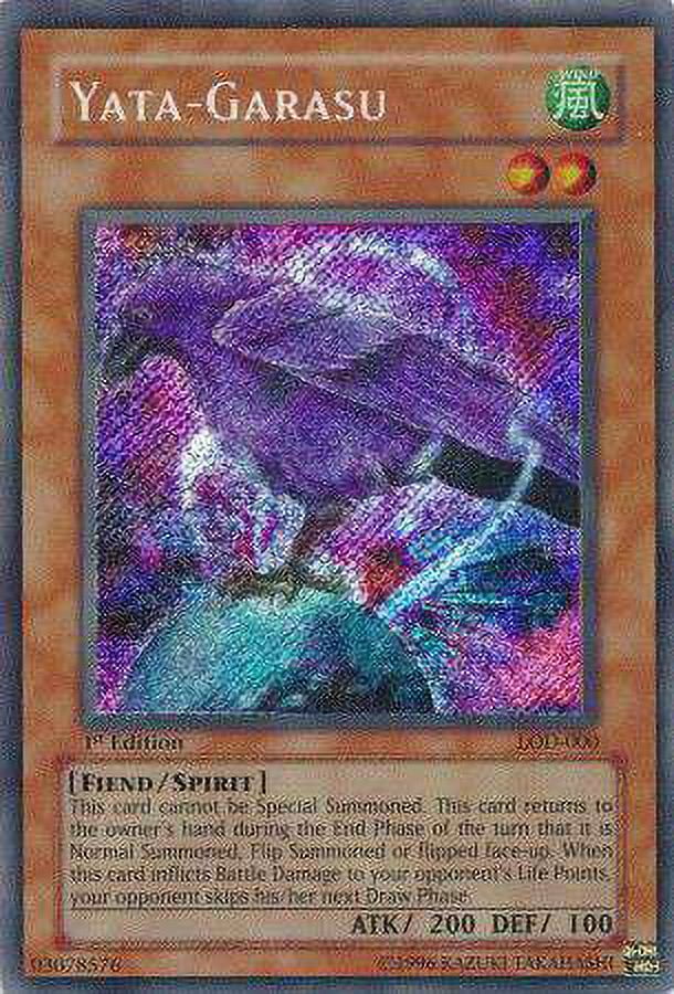 YuGiOh Legacy of Darkness Single Card Secret Rare Yata-Garasu LOD-000 -  Walmart.com