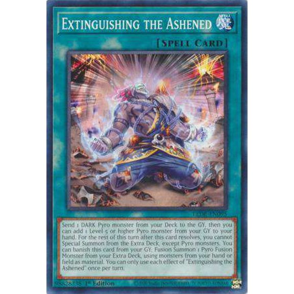 YuGiOh Legacy of Destruction Common Extinguishing the Ashened LEDE-EN095