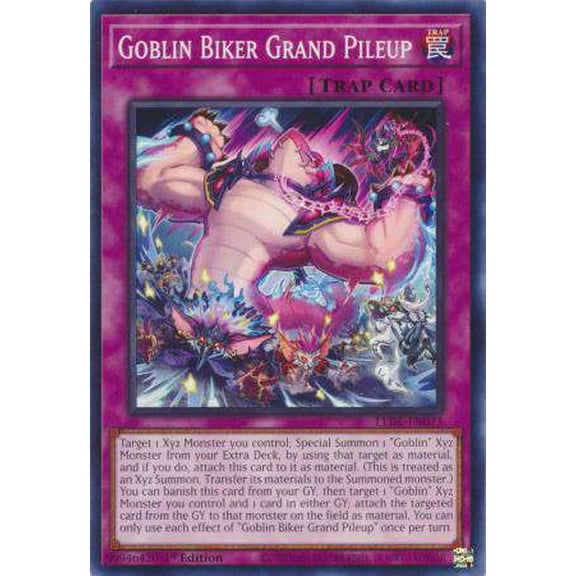 YuGiOh Legacy of Destruction Common Goblin Biker Grand Pileup LEDE-EN073