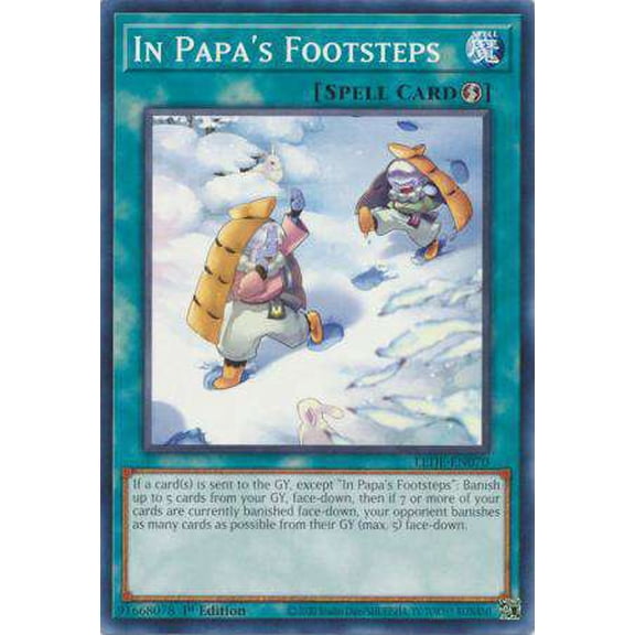 YuGiOh Legacy of Destruction Common In Papa's Footsteps LEDE-EN070